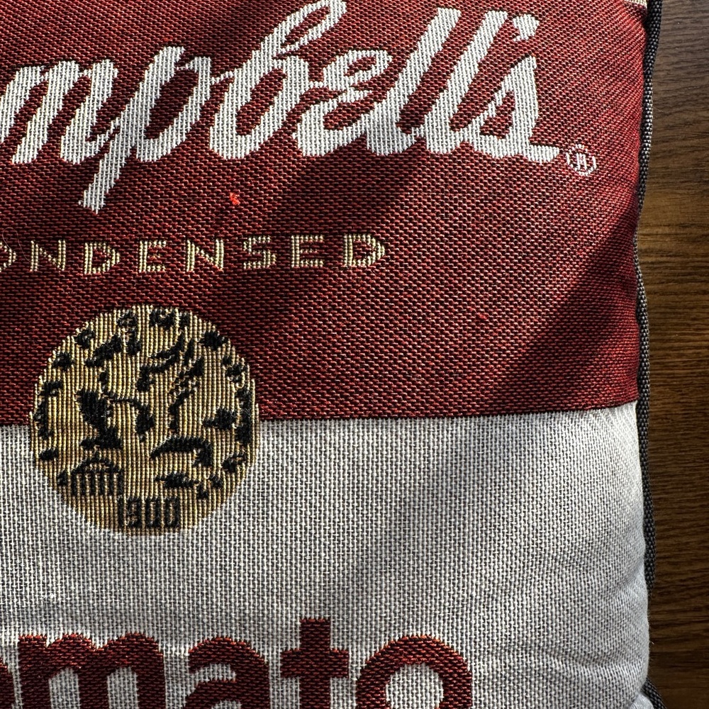 campbells soup pillow/cushion - 12"x12" - Picture 3 of 7